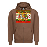 Chestnut CMA Certified Medical Assistant Zipper Hoodie - Zillion Design Studio