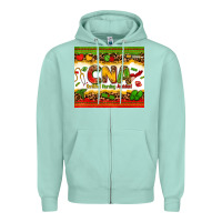 Seafoam CMA Certified Medical Assistant Zipper Hoodie - Zillion Design Studio
