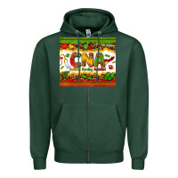 Sports Green CMA Certified Medical Assistant Zipper Hoodie - Zillion Design Studio