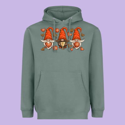 Basketball Gnome Heavyweight Hoodie Designed By Hra Design Shop