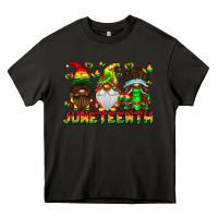 Asphalt June Teenth Gnomes Heavy Core Tee - CowhideDigitalArt