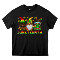 Black June Teenth Gnomes Heavy Core Tee - CowhideDigitalArt