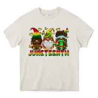 Cream June Teenth Gnomes Heavy Core Tee - CowhideDigitalArt
