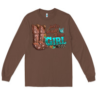 Chestnut justas malltown girlie Long Sleeve Tee - texasbilliewilder