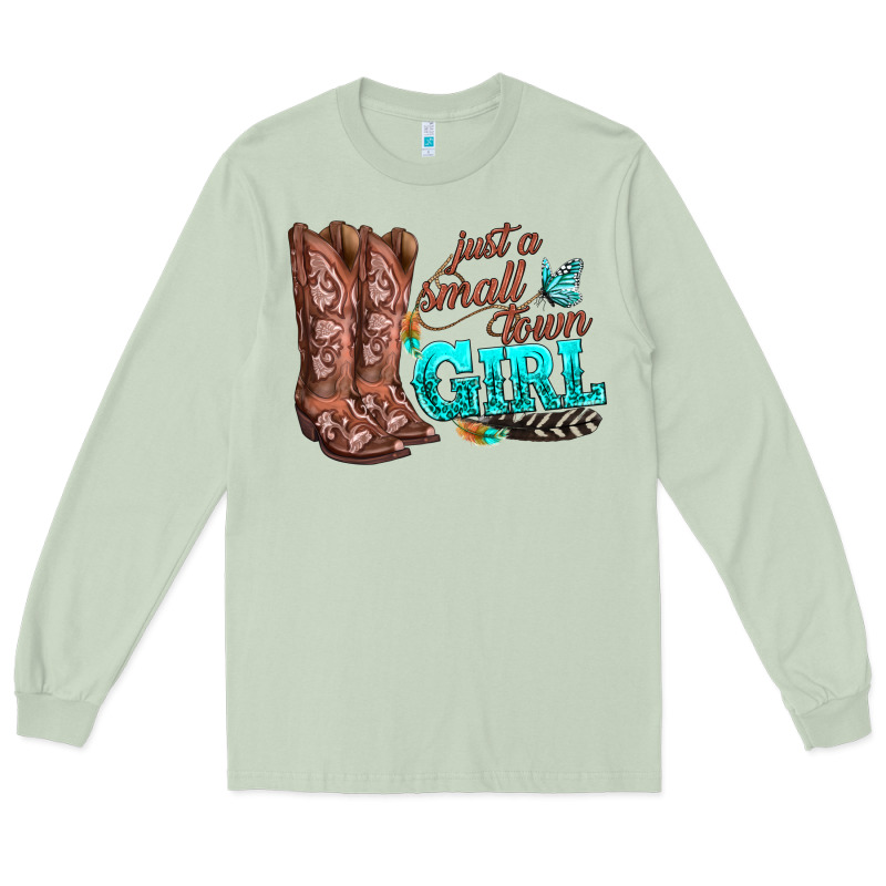 Justas Malltown Girlie Long Sleeve Tee by texasbilliewilder | Teevron