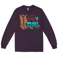 Plum justas malltown girlie Long Sleeve Tee - texasbilliewilder