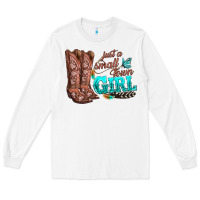 White justas malltown girlie Long Sleeve Tee - texasbilliewilder