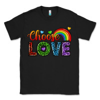 Black choose love Classic Tee - texasbilliewilder