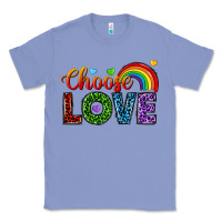 Colony Blue choose love Classic Tee - texasbilliewilder
