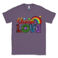 Lavender choose love Classic Tee - texasbilliewilder