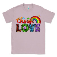 Lilac choose love Classic Tee - texasbilliewilder
