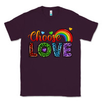 Plum choose love Classic Tee - texasbilliewilder