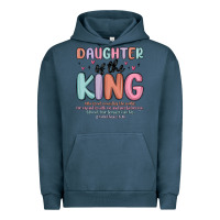 Pigment Midnight Navy daughter of the king Urban Hoodie - MaliasSmallBusiness