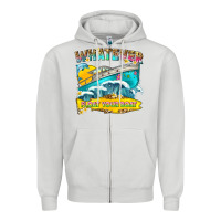 Dove Grey whatever float your boat Zipper Hoodie - texasbilliewilder