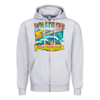 Heather Grey whatever float your boat Zipper Hoodie - texasbilliewilder