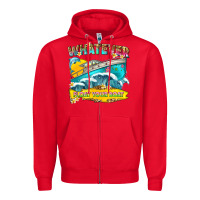Red whatever float your boat Zipper Hoodie - texasbilliewilder