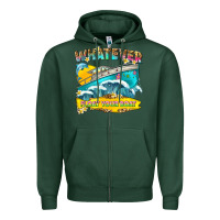 Sports Green whatever float your boat Zipper Hoodie - texasbilliewilder