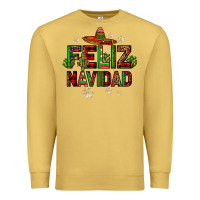 Antique Gold feliz navidad Premium Sweatshirt - JahusDesignShop