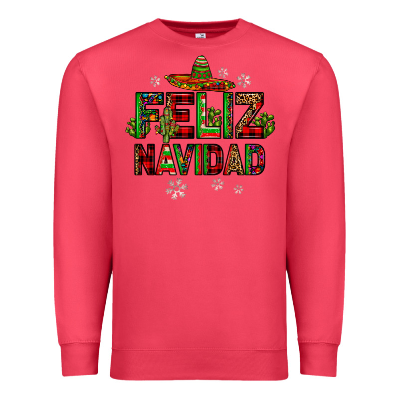 Feliz Navidad Premium Sweatshirt by JahusDesignShop | Teevron