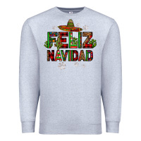 Heather Grey feliz navidad Premium Sweatshirt - JahusDesignShop