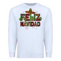 White feliz navidad Premium Sweatshirt - JahusDesignShop