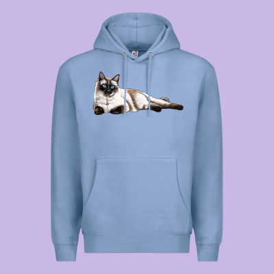 Siamese Premium Hoodie Designed By Lillyallendesigns