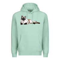 Seafoam siamese Premium Hoodie - LillyAllenDesigns