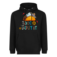 Black taco bout it Heavyweight Hoodie - CowhideDigitalArt