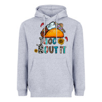 Heather Grey taco bout it Heavyweight Hoodie - CowhideDigitalArt