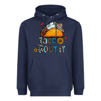 Navy taco bout it Heavyweight Hoodie - CowhideDigitalArt