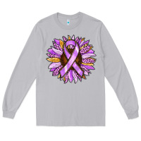 Moon Dust Cancer Awareness Sunflower Long Sleeve Tee - RanaPortraitStore