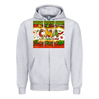 Heather Grey certified medical assistant juneteenth Zipper Hoodie - Zillion Design Studio