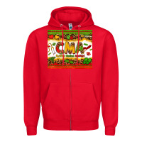 Red certified medical assistant juneteenth Zipper Hoodie - Zillion Design Studio