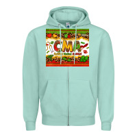 Seafoam certified medical assistant juneteenth Zipper Hoodie - Zillion Design Studio