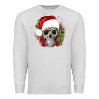 Dove Grey skull Christmas cactus Premium Sweatshirt - JahusDesignShop