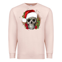 Pale Pink skull Christmas cactus Premium Sweatshirt - JahusDesignShop