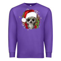 Purple skull Christmas cactus Premium Sweatshirt - JahusDesignShop