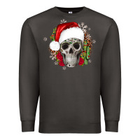 Smoke skull Christmas cactus Premium Sweatshirt - JahusDesignShop