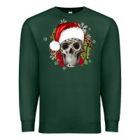 Sports Green skull Christmas cactus Premium Sweatshirt - JahusDesignShop