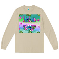 Mushroom custom name stitch Long Sleeve Tee - AdoDesignShop