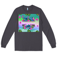 Smoke custom name stitch Long Sleeve Tee - AdoDesignShop
