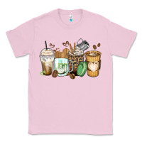 Bubblegum Pink latte coffee cups Classic Tee - Zillion Design Studio