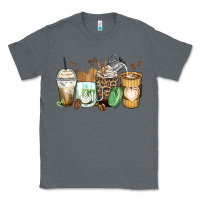 Charcoal Heather latte coffee cups Classic Tee - Zillion Design Studio