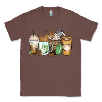 Chestnut latte coffee cups Classic Tee - Zillion Design Studio