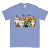 Colony Blue latte coffee cups Classic Tee - Zillion Design Studio