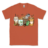Copper latte coffee cups Classic Tee - Zillion Design Studio