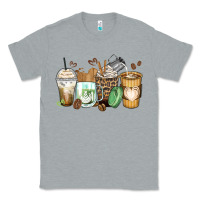 Heather Grey latte coffee cups Classic Tee - Zillion Design Studio