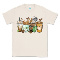 Natural latte coffee cups Classic Tee - Zillion Design Studio