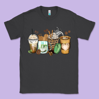 Classic Tee latte coffee cups