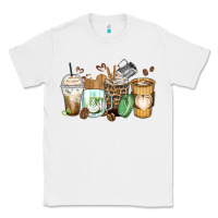 White latte coffee cups Classic Tee - Zillion Design Studio